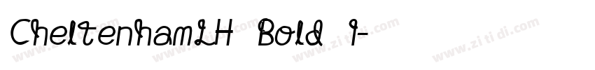 CheltenhamLH Bold I字体转换
